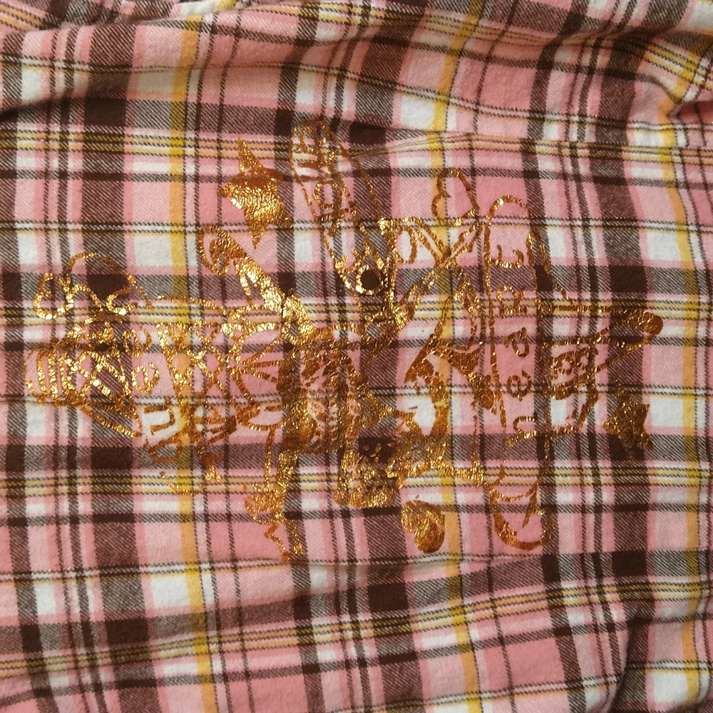 Pink plaid shirt - Picture 5 of 5